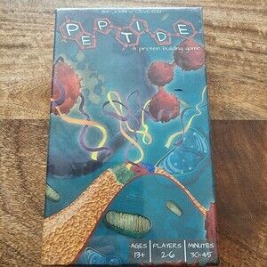 Genius Games Peptide Protein Building Card Game 2015 2-6 Players 13+ New Sealed